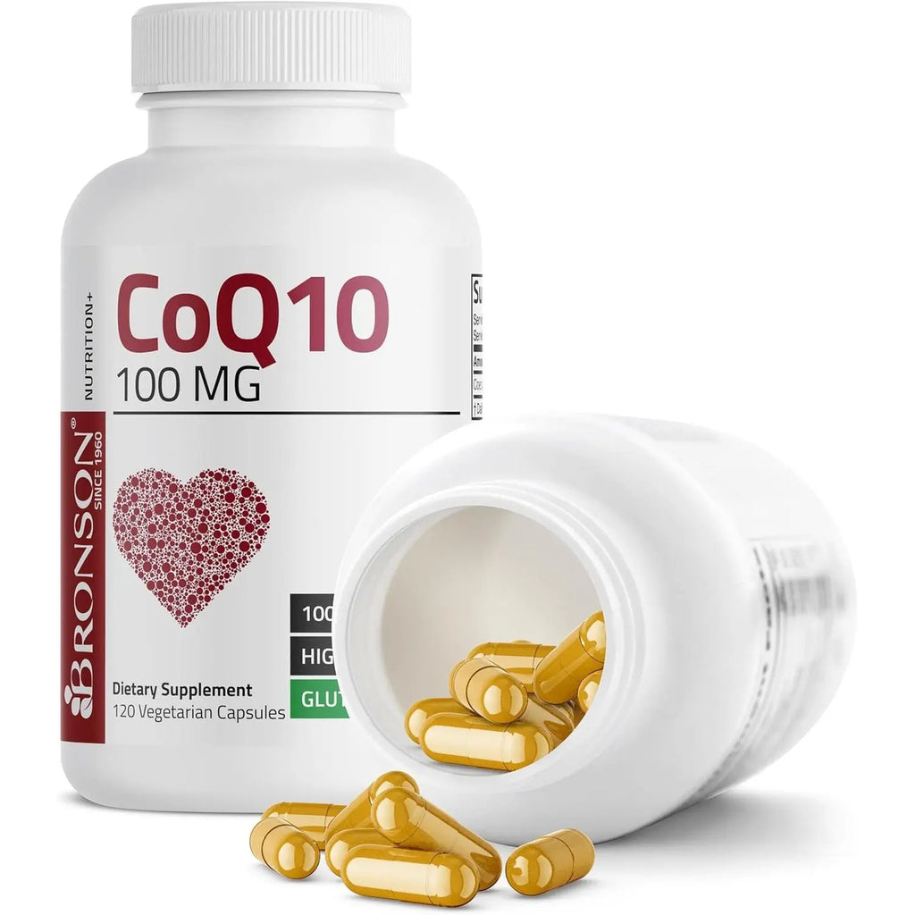 Bronson CoQ10 100 MG High Potency Cellular Energy Production, 120 Vegetarian Capsules