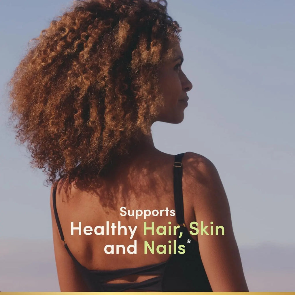 Nature's Bounty Biotin Hair Skin and Nails Vitamins, Supports Healthy Hair, Skin and Nails, 10,000 mcg, 120 Softgels (Pack of 1)