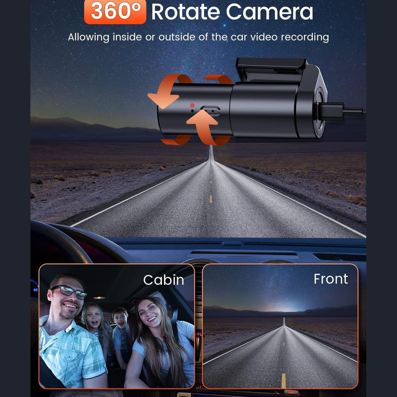 BESTSEE Dash Cam Front, 1080P Mini WiFi DashCam for Cars, Car Camera Dash with 0.96" mini screen Parking Monitor, Super Night Vision, 170° Wide Angle, App Control, G-Sensor, Easy Installation