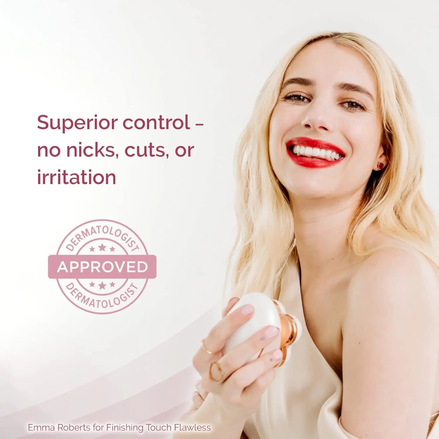 Finishing Touch Flawless Legs, Leg Hair Remover for Women, Electric Razor for Women with LED Light for Instant and Painless Leg Hair Removal