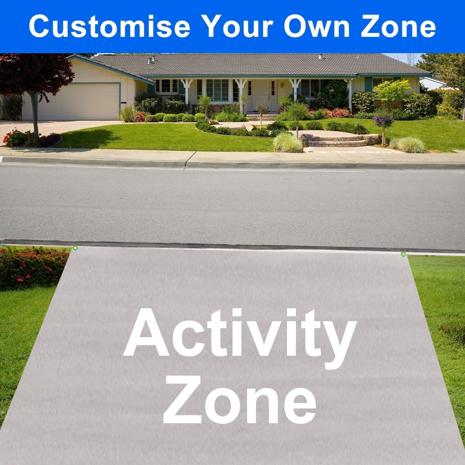 Wireless Video Doorbell with Chime 2K HD No Subscription Security Doorbell Camera PIR Motion Detection Night Vision 2-Way Audio Battery Powered Local/Cloud Storage Works with Alexa and Google