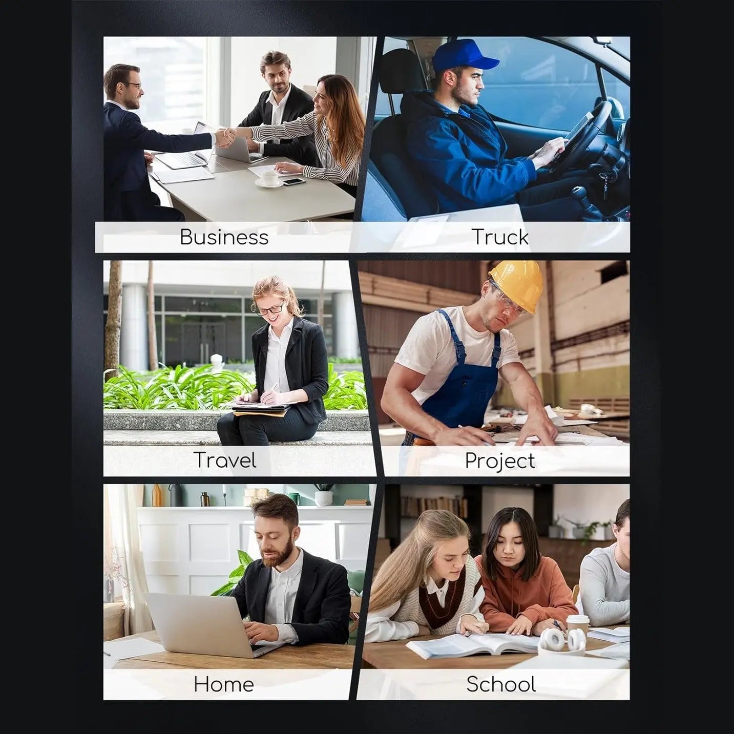 Versatile wireless printer use cases for business travel home and school