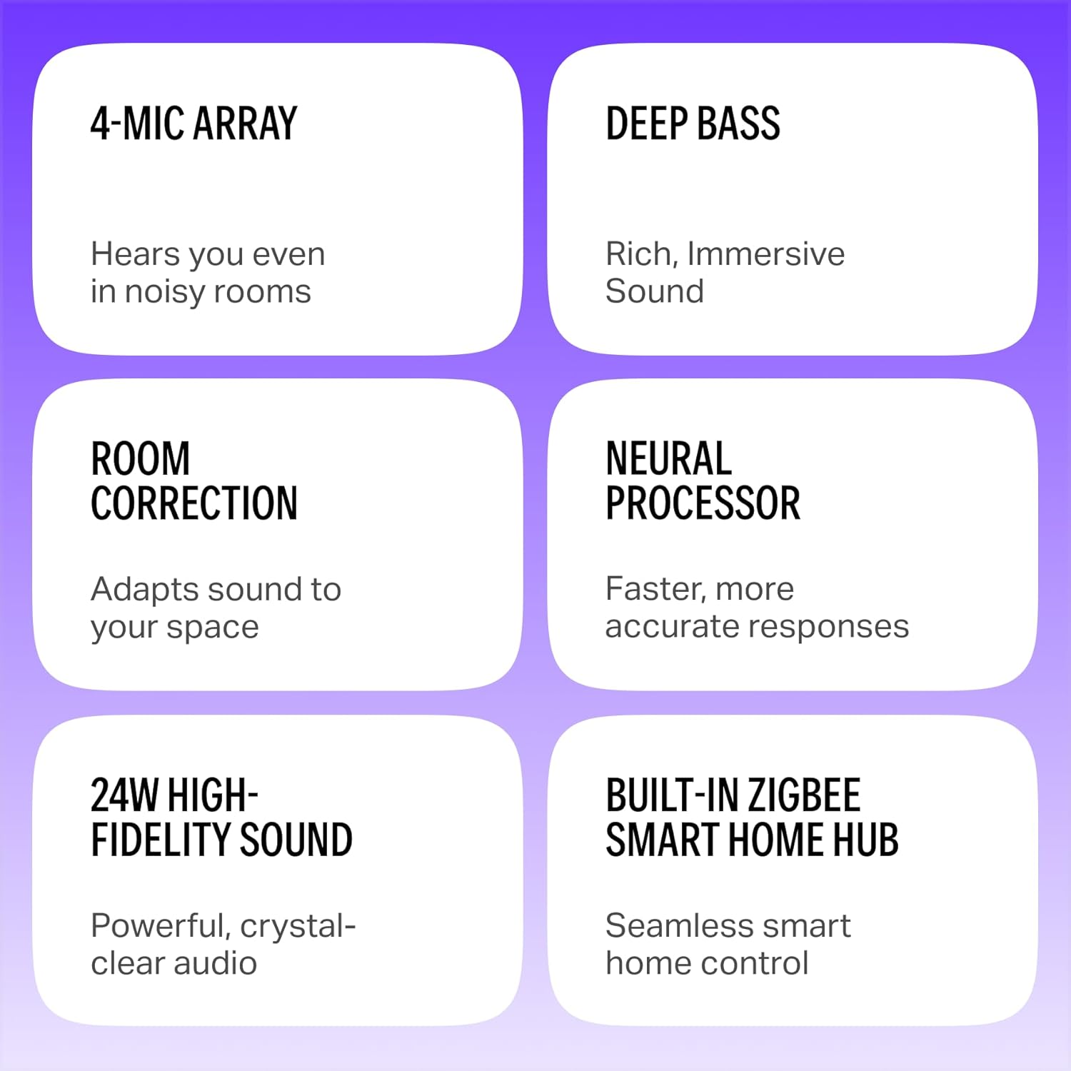 Yango Yasmina Midi | Smart AI Speaker | Premium Sound, Deep Bass & Stereo Pairing | Speaks English & Arabic | YangoPlay unlimited Movies, Series, Music, Quran | Kids Teacher & Translator | Black