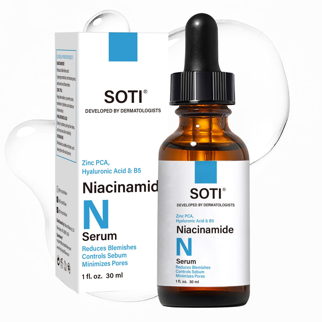 Vitamin C Face Serum 20%, Fades Dark Spots, Brightens Skin Tone, Restores Radiance, Anti-aging, Wrinkles & Acne with Hyaluronic Acid, Alpha Arbutin and Vitamin E 30ml Soti (Vitamin C)