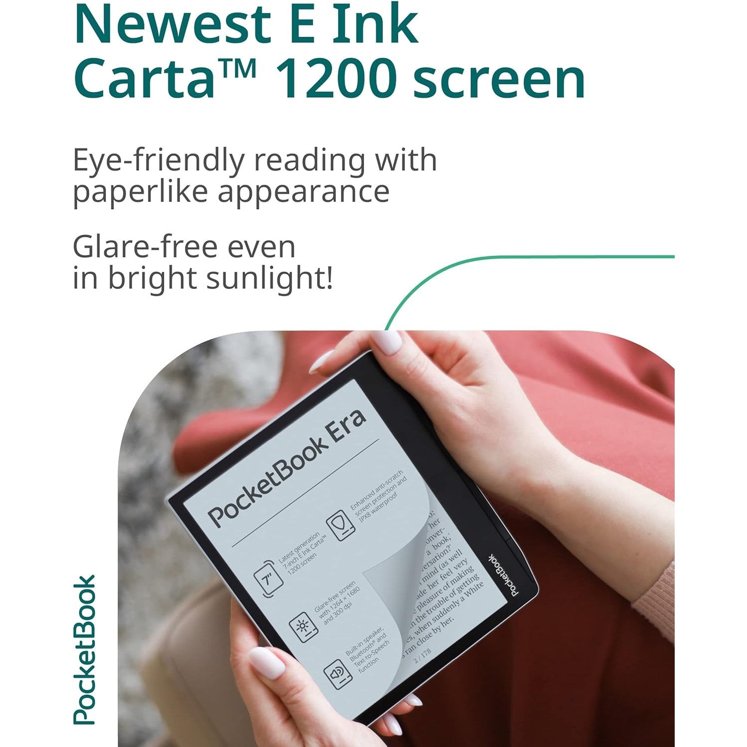 PocketBook 700 Era Silver ebook reader Touchscreen 16 GB Black Silver