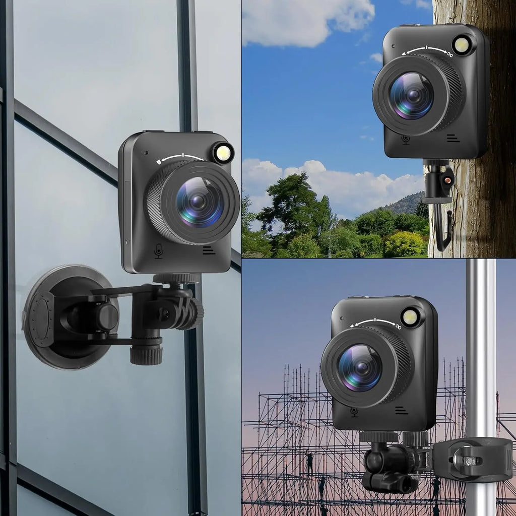 Dsoon Time Lapse Camera, 4K FHD Timelapse Camera Outdoor, Waterproof Level IP66, for Record Outdoor Construction, Weather, Plant, 6 Month Battery Life, 64 GB TF Card Included
