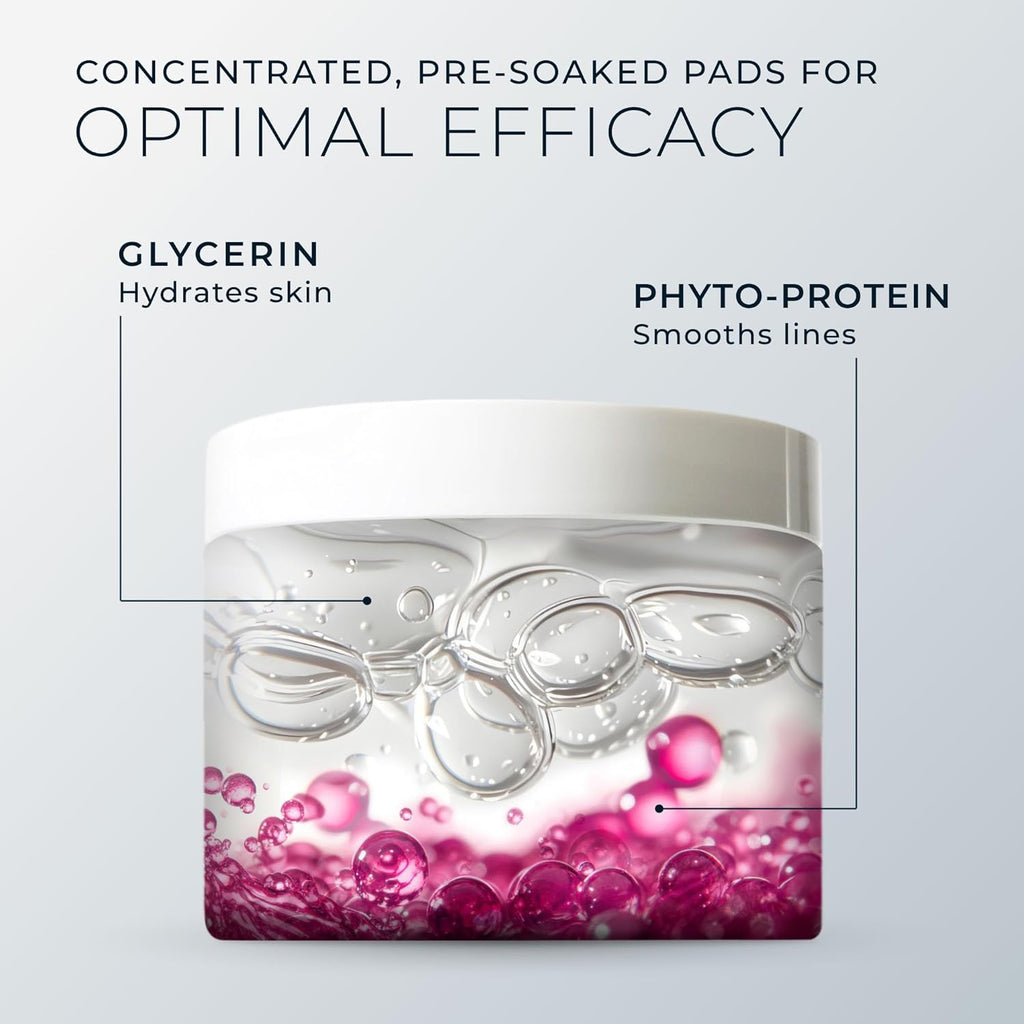 RoC Resurfacing Disks, Hypoallergenic Exfoliating Makeup Remover Pads for Wrinkles and Skin Tone, Hypo-Allegenic Skin Care, Oil-Free Daily Cleanser, 28 Count (Packaging May Vary)