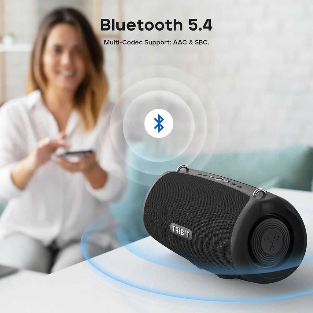 Tribit Portable Bluetooth Speaker StormBox Lava