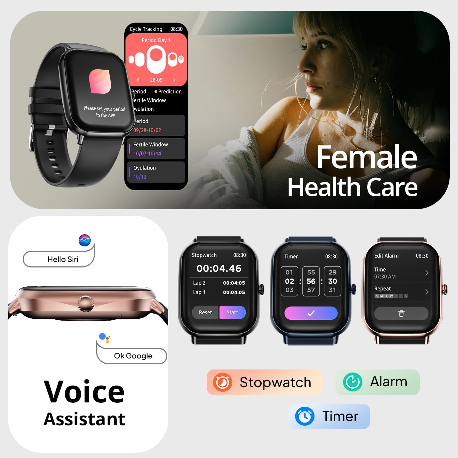 Fire-Boltt Ninja Call Pro Max 51.05mm (2.01 inch) Display Smart Watch, Bluetooth Calling, 120+ Sports Modes, Health Suite, Voice Assistance (Black)