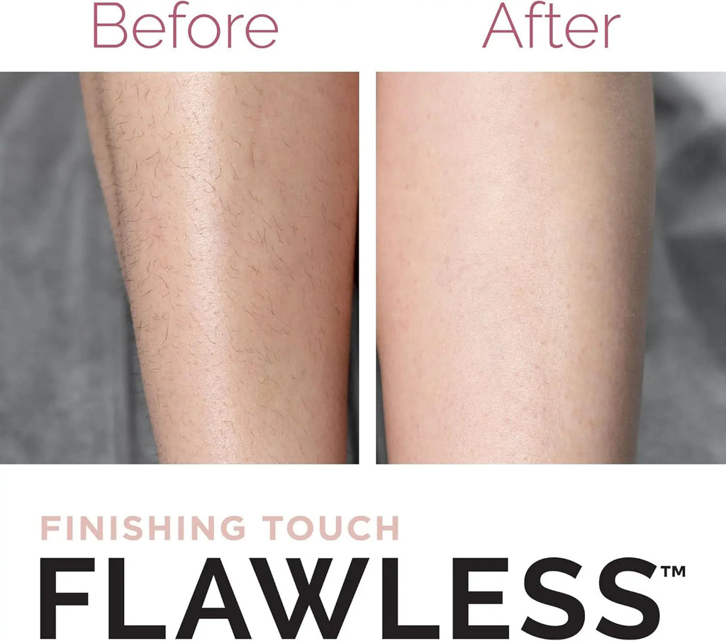Finishing Touch Flawless Legs, Leg Hair Remover for Women, Electric Razor for Women with LED Light for Instant and Painless Leg Hair Removal