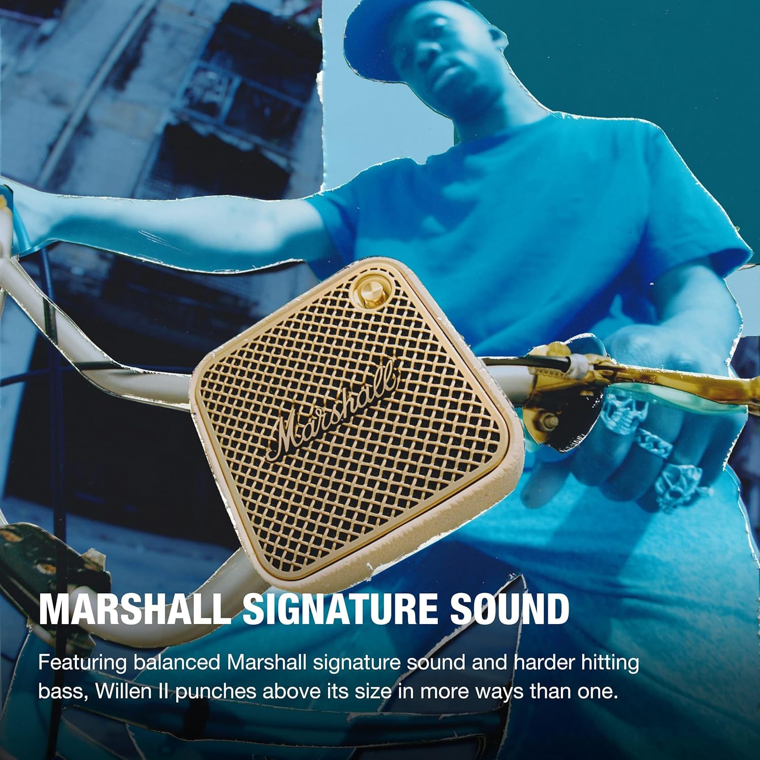 Marshall Willen II Bluetooth Speaker, Cream