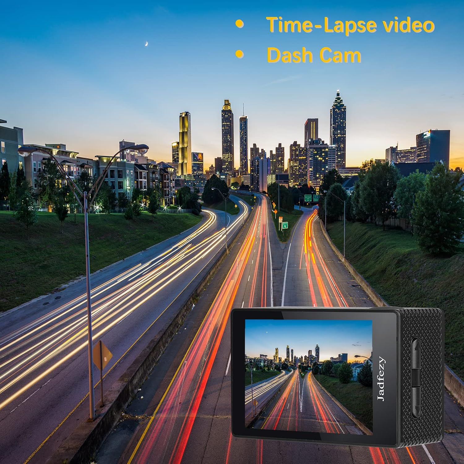 Jadfezy Action Cam FHD 1080P with 32GB Card