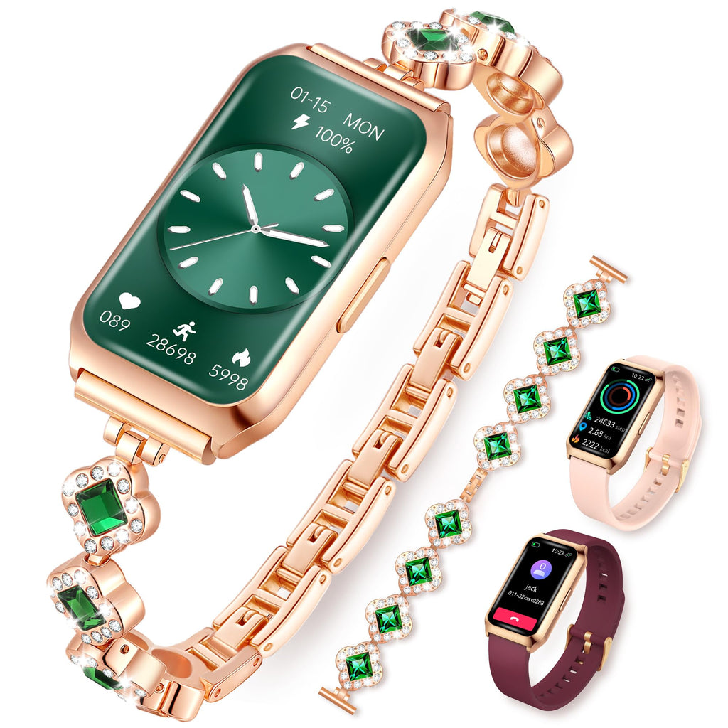 Homailida Smartwatch for Women with Make/Answer Calls, 1.47" HD Display Waterproof Fitness Smart Watch with Heart Rate Sleep Monitor Sports Modes Activity Tracker for iOS Android