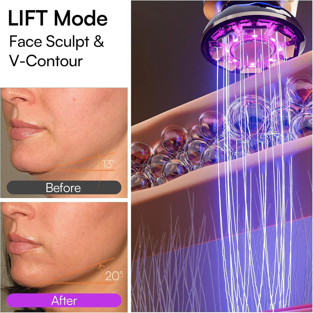 INIA Light Therapy Beauty Device for Facial, Skin Tightening, Fights Aging Skin