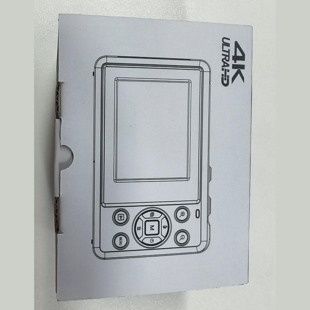 4K 64MP Digital Camera with 32GB SD Card for Photography, Auto Focus Portable Mini Compact Camera for Boys, Girls, Children, Beginners, Teenagers with 16X Digital Zoom and 2 Batteries