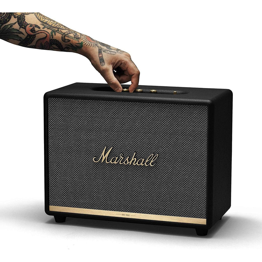 Marshall Worburn II Bluetooth Speaker Delivering The Power of Live Music — Black (2 Year Warranty)