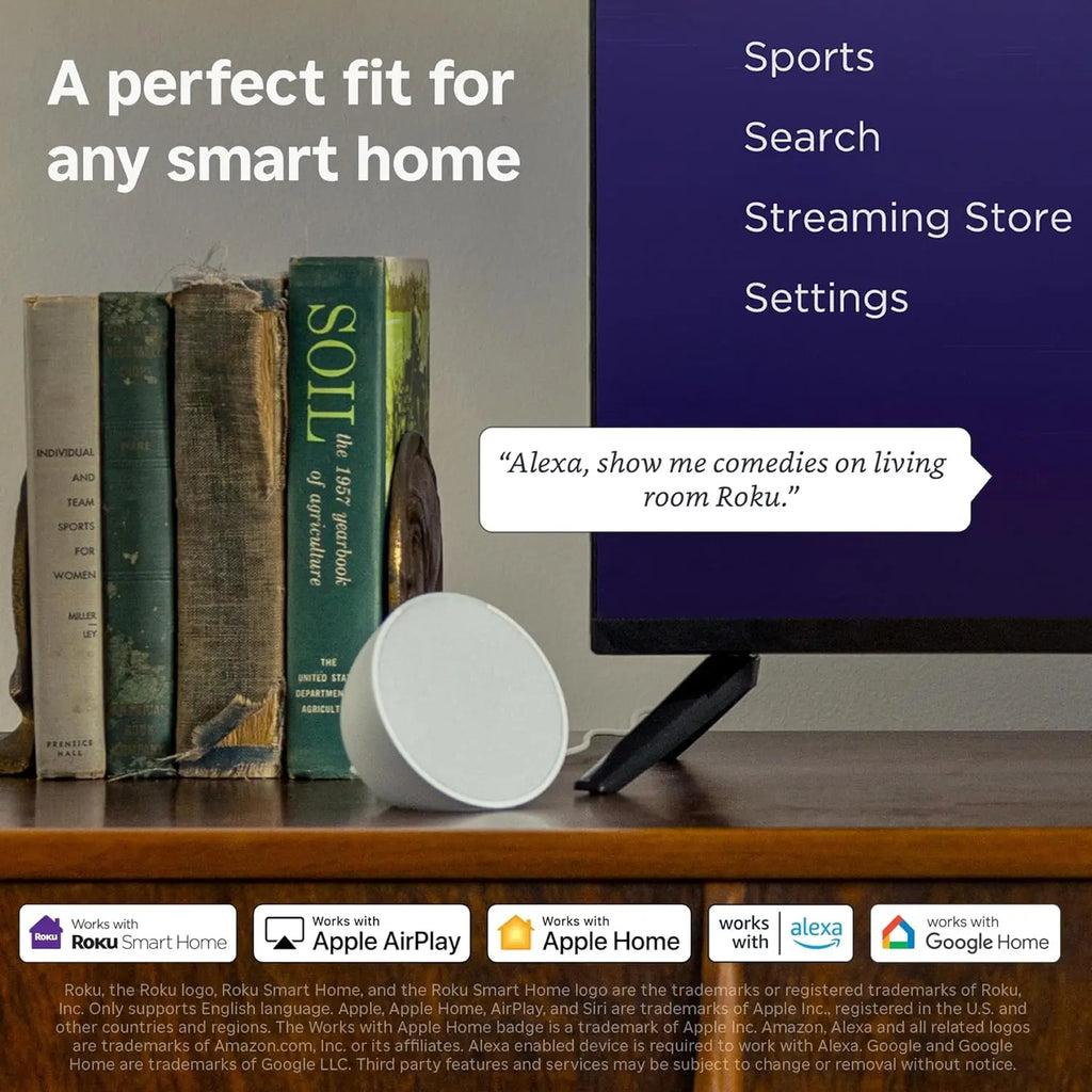 Roku 4K Streaming Stick with Voice Remote and TV Controls