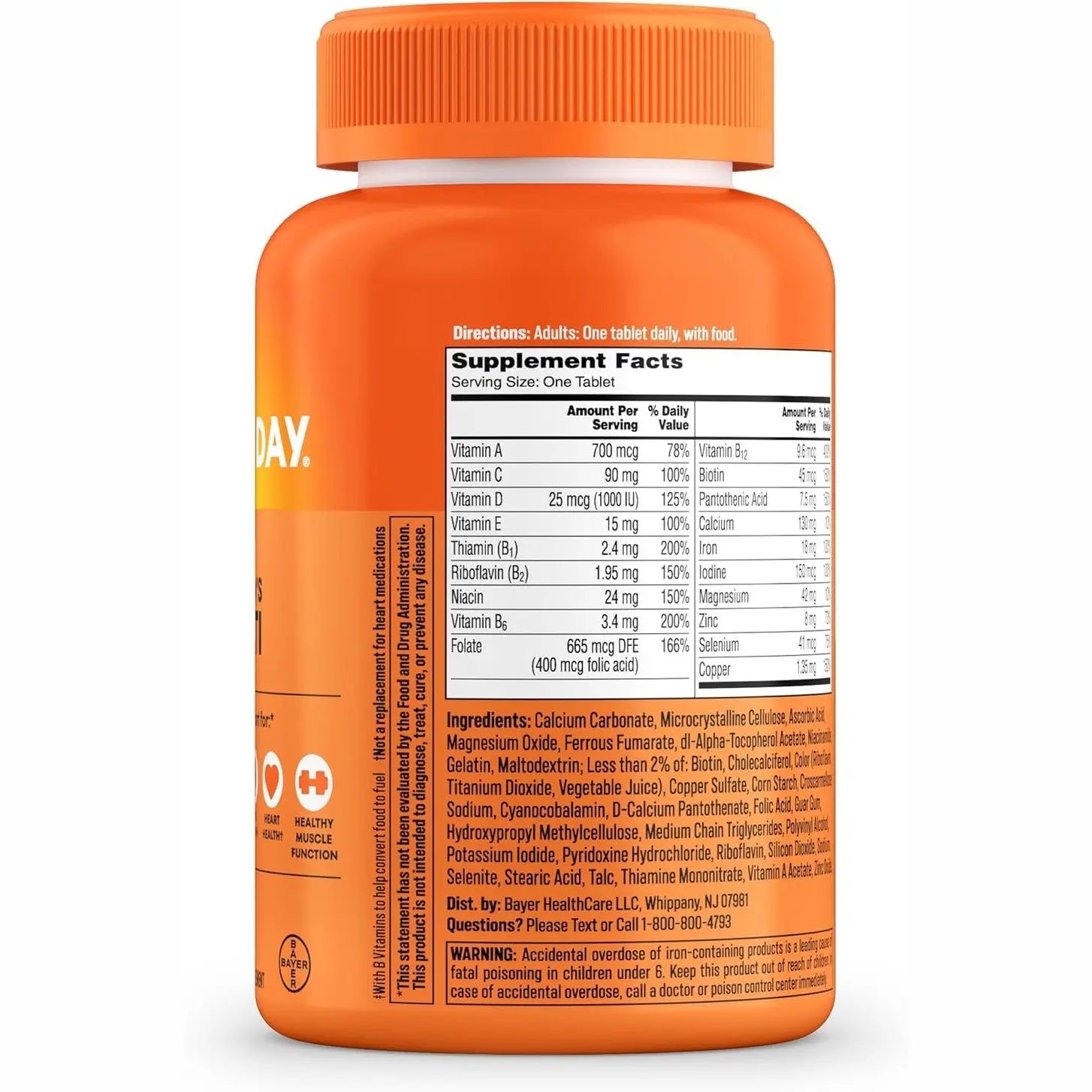 One A Day Multivitamin for Women- Daily Vitamins for Woman with Biotin, Calcium, Folic Acid, Iron & Zinc, Complete Women’s Vitamins, 200 Ct (Packaging May Vary)