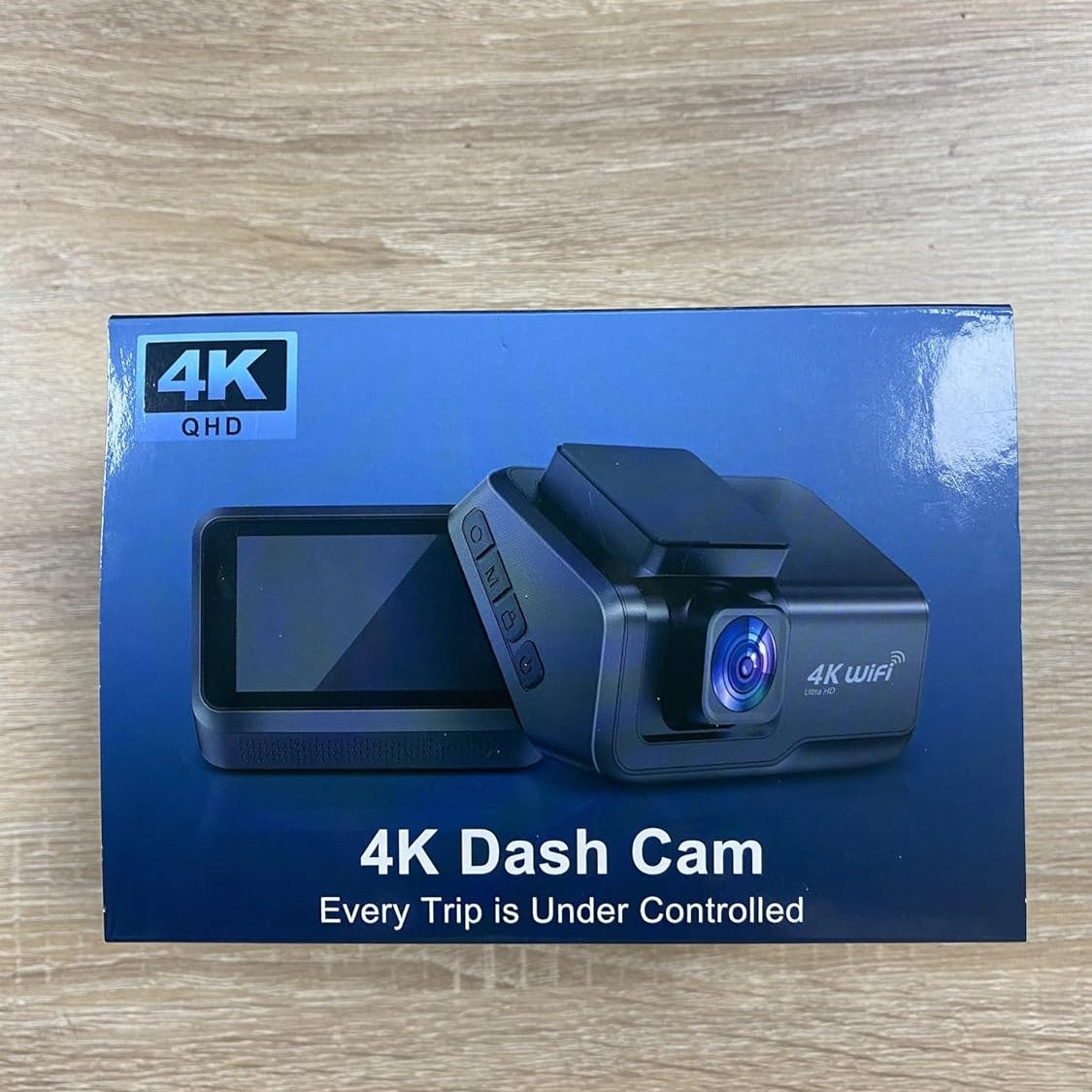 CHORTAU Dash Cam Front and Rear, 4k+1080P WiFi Dual Dash Cam with APP, 3’’ IPS Dash Camera for Cars with Free 64GB Card, Dashboard Camera with Night Vision, 24/7 Parking Monitor, WDR, Loop Recording