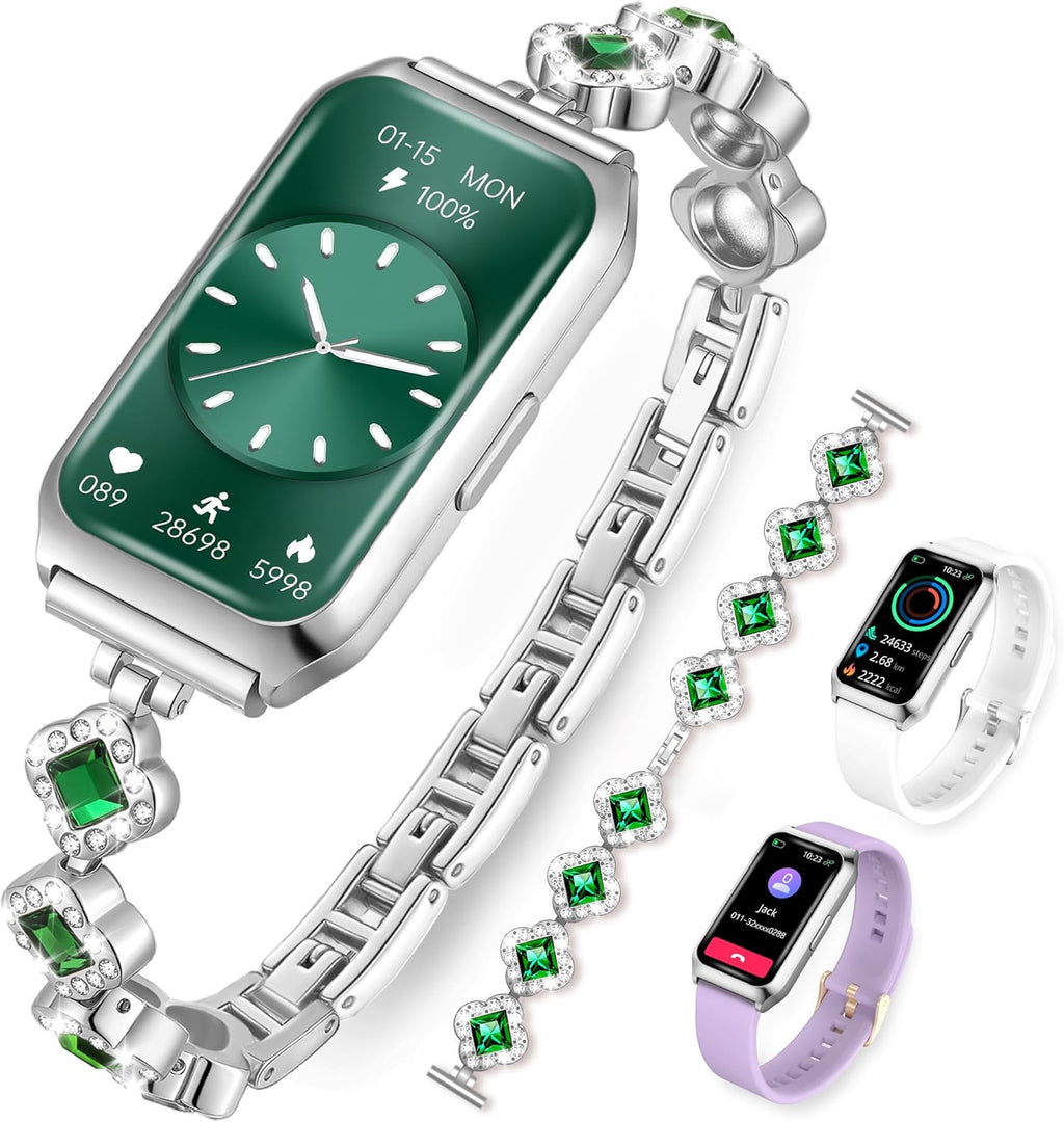 Homailida Smartwatch for Women with Make/Answer Calls, 1.47" HD Display Waterproof Fitness Smart Watch with Heart Rate Sleep Monitor Sports Modes Activity Tracker for iOS Android