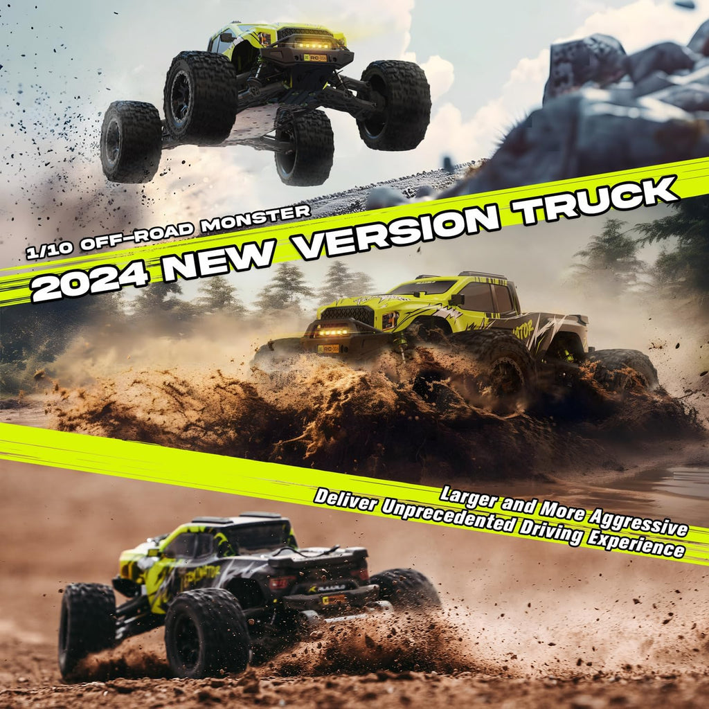 1/10 RTR Brushless Fast RC Cars for Adults,Max 50mph,4WD,Waterproof,3S Lipo
