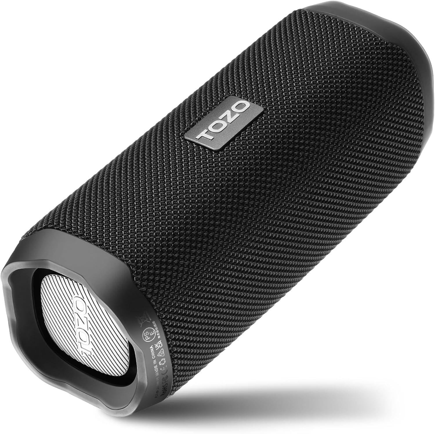 TOZO PA2 Bluetooth Speaker with 2000mAh 25 Hours Battery Life EQ Adjustment Waterproof Support Calls Black