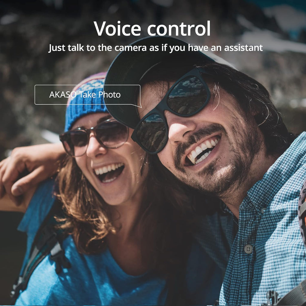 AKASO Brave 7 Action Cam 4K30FPS with 256GB U3 microSDXC Memory Card 20MP WiFi Underwater Camera IPX8 Waterproof Action Camera Ice 2.0 with Touch Screen, Zoom, Voice Control and 2 x 1350 mAh Batteries