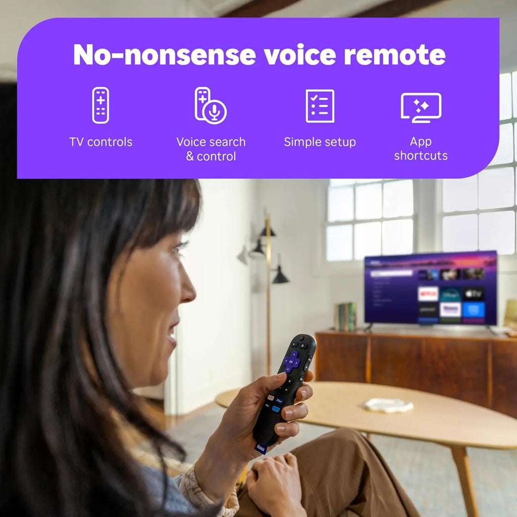 Roku 4K Streaming Stick with Voice Remote and TV Controls