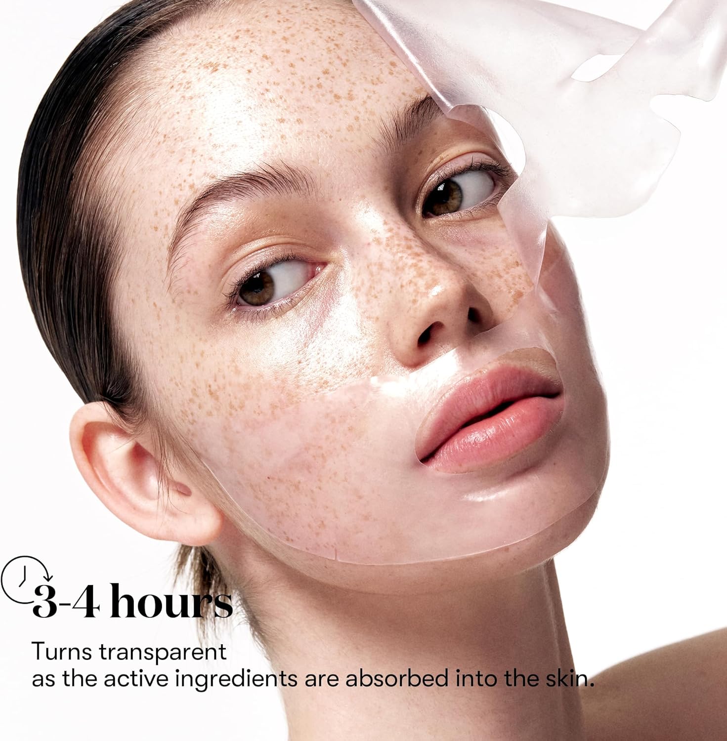 VT COSMETICS Collagen Reedle Shot 100 2-Step Hydrogel Mask(34.5gx4ea) | Intensive Firming, Exosome 500Da Collagen, Fine Lines, Overnight Melting Mask, Korean Facial Mask