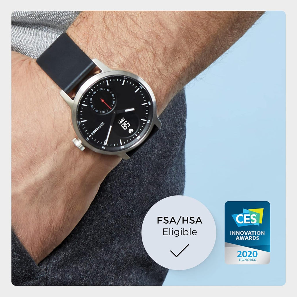 Withings ScanWatch – Hybrid Smartwatch with ECG, Heart Rate and Oximeter