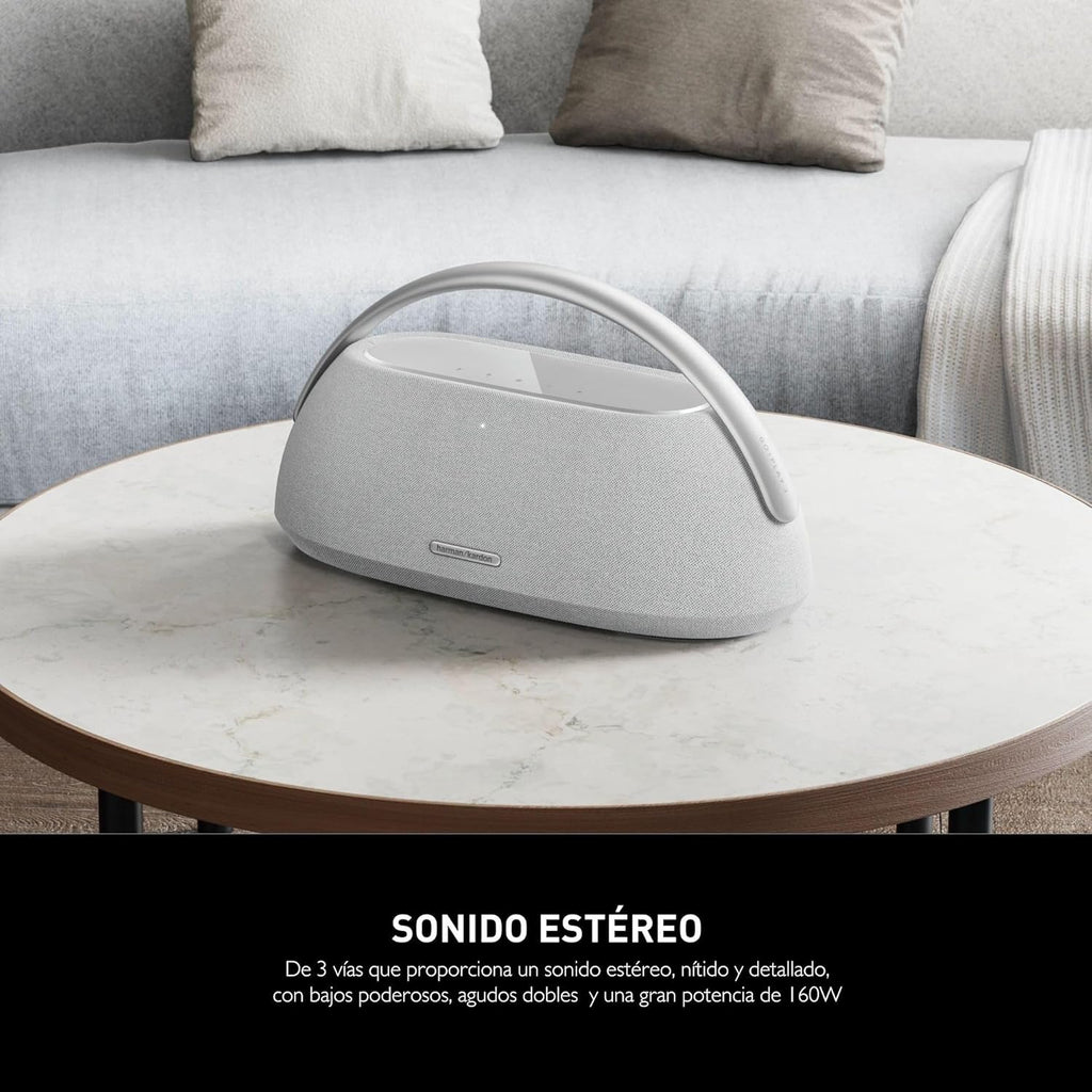 Harman Kardon Go + Play 3 Wireless Bluetooth Speaker, 160 W Power, 8 Hour Playback, Dual Microphones – Grey