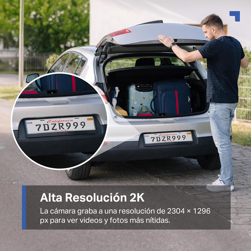 Tapo C410 KIT Solar Surveillance Camera Outdoor Battery, 2K 3MP, Colour Night Vision, MicroSD Memory, 6400 mAh Non-Removable Battery, Two-Way Audio, Person Detection, Alexa & Google Assistant, 2.4 GHz