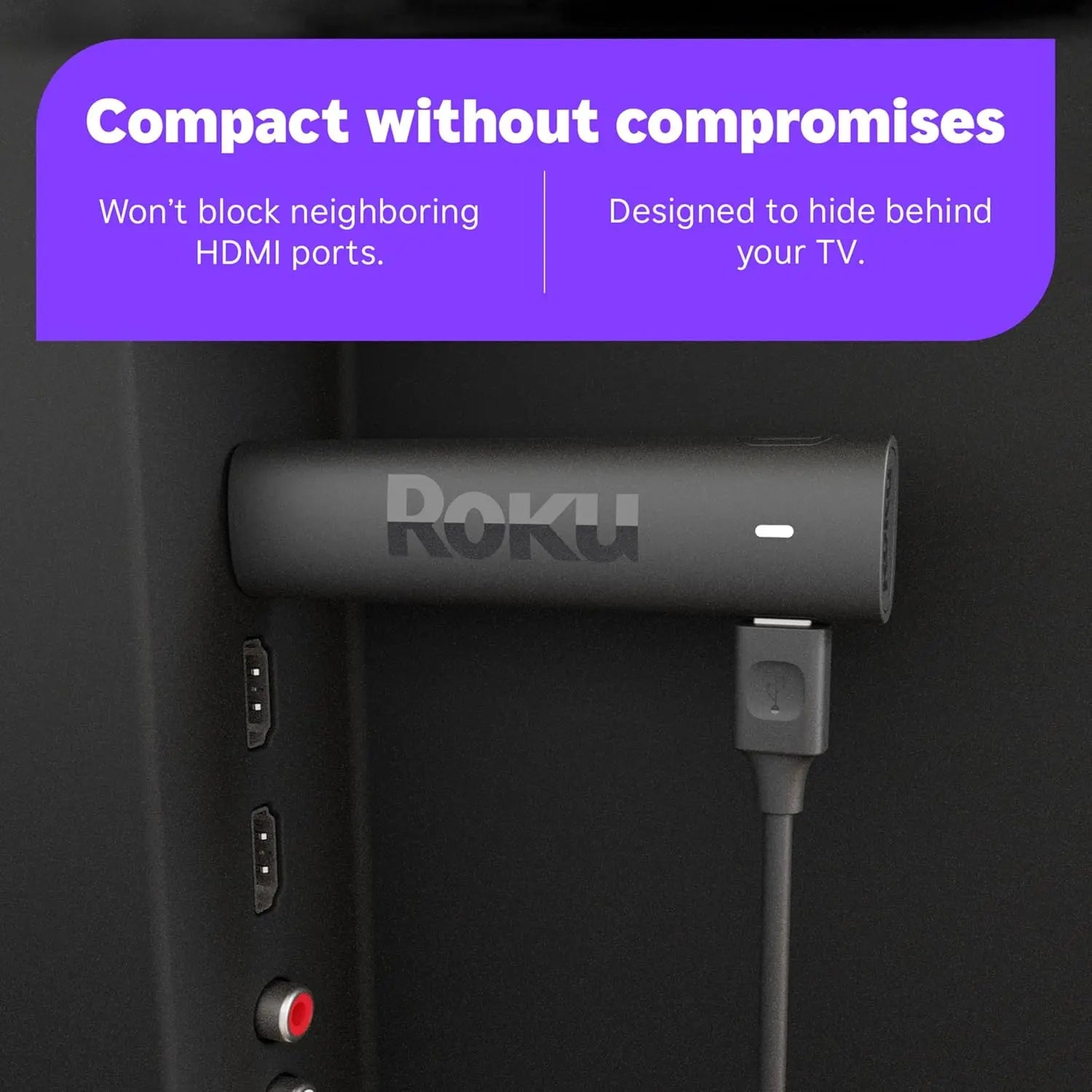 Roku 4K Streaming Stick with Voice Remote and TV Controls