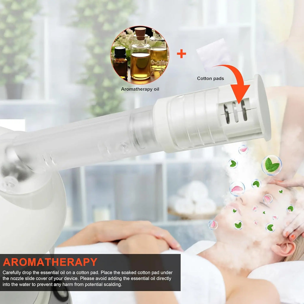 Facial Steamer Facial Care Tools Face Sprayer Aromatherapy Ion Skin Moisturizing Device Humidifier Elitzia ETKD2328