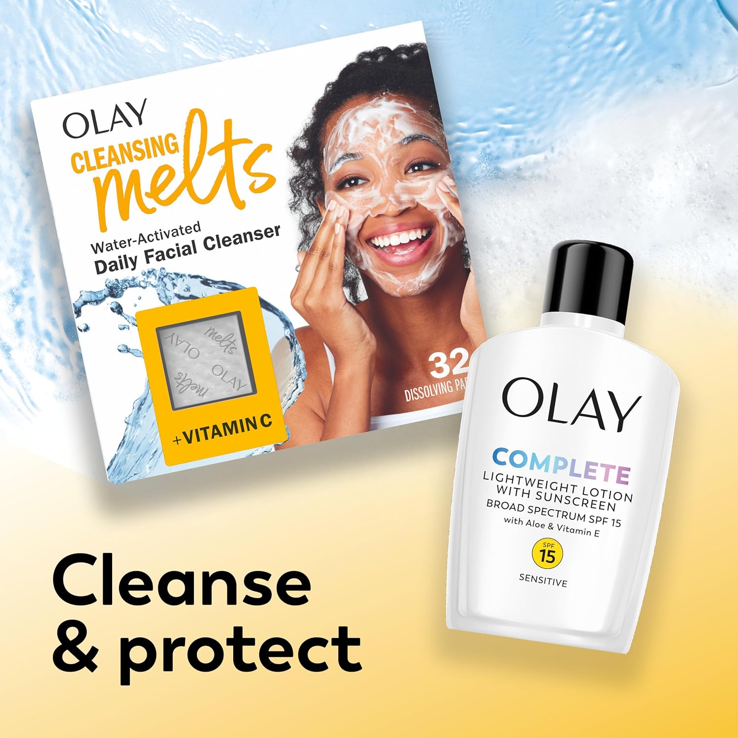 Olay Complete Lotion Moisturizer with SPF 15 Sensitive, 6.0 oz