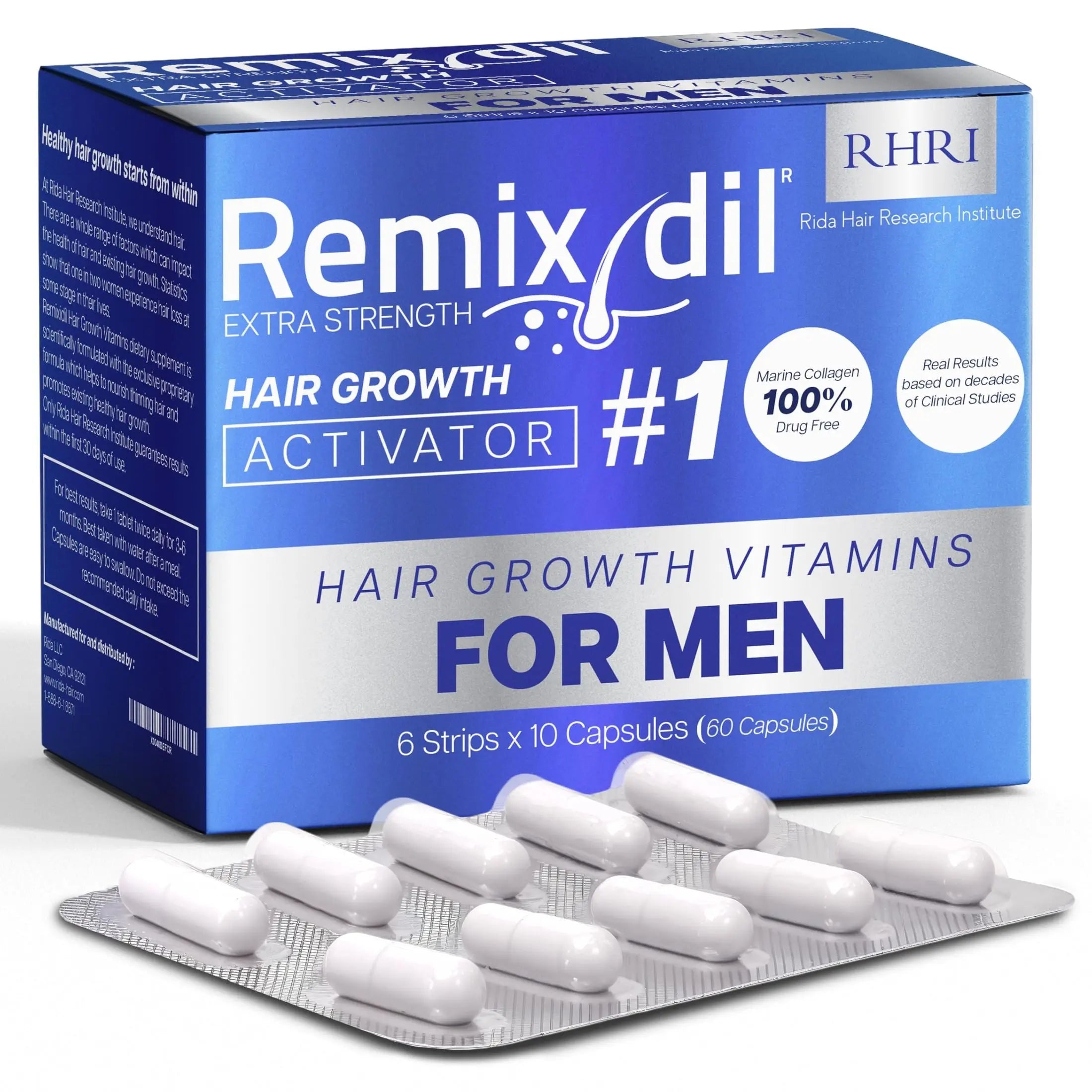 Hair Growth Vitamins Hair Growth Supplements For Women | Supports Thickness And Strength | Helps Reduce Breakage And Thinning | Promotes Healthy Scalp Function | 60 Capsules