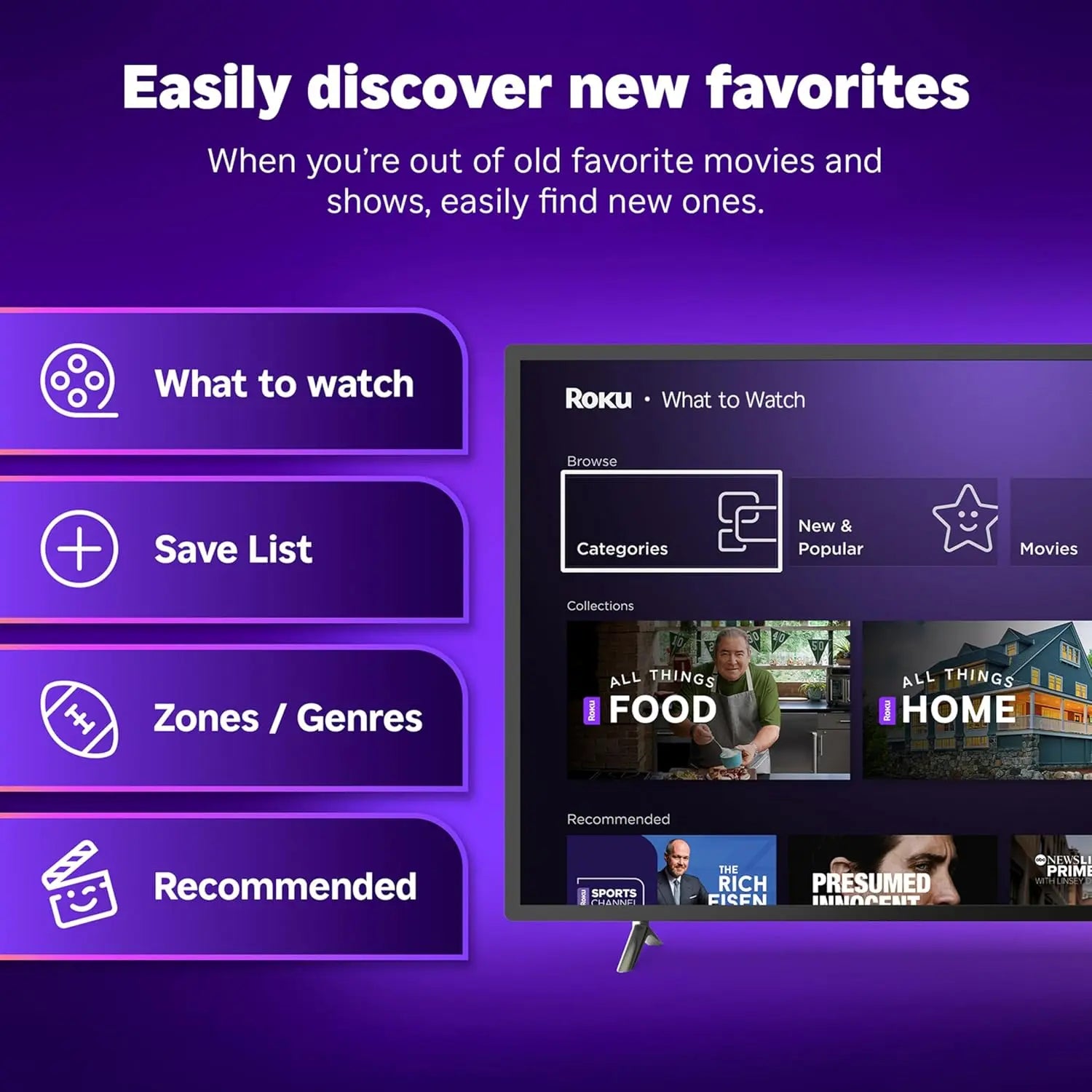 Roku 4K Streaming Stick with Voice Remote and TV Controls