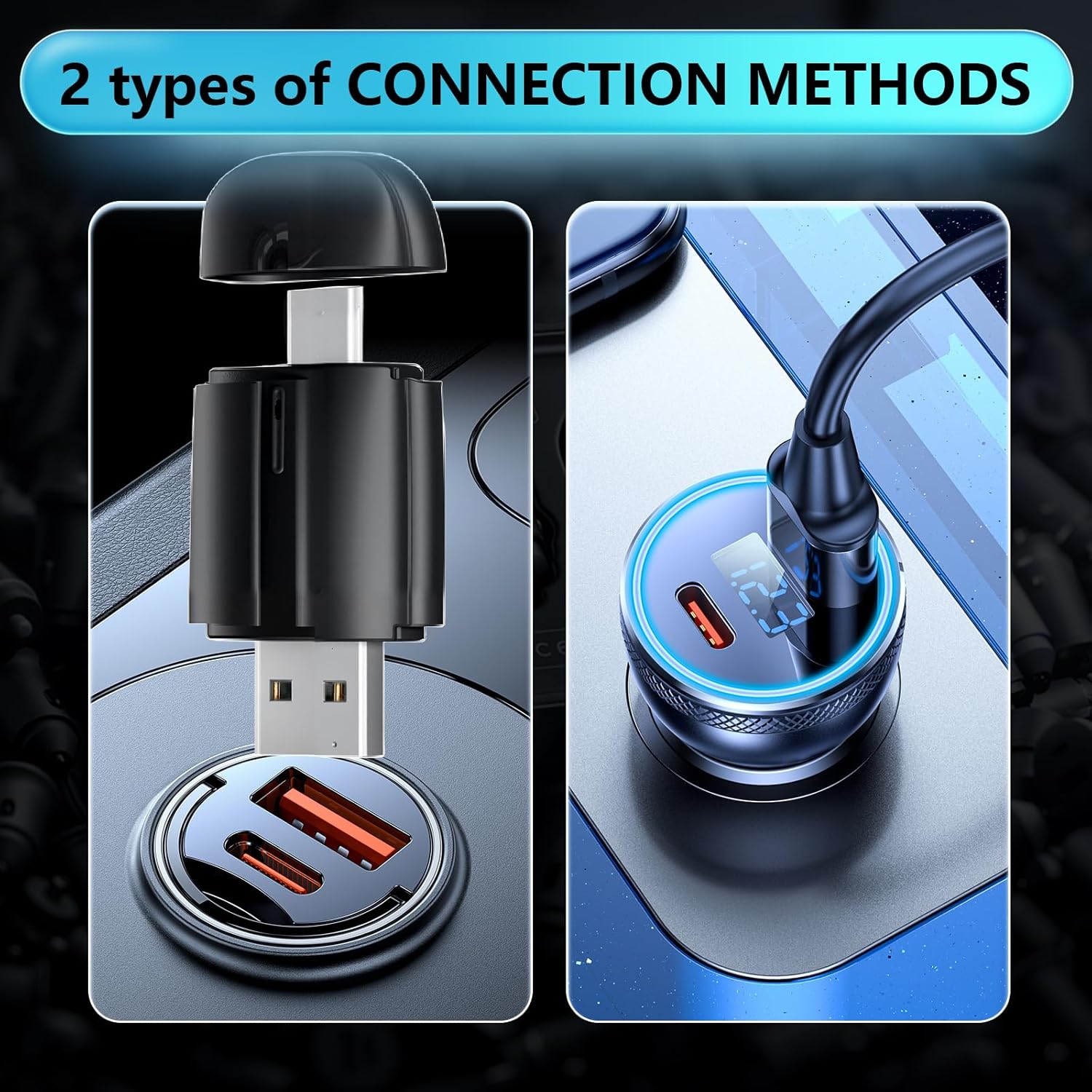 Wireless Carplay Adapter, 2025 Upgrade Converts Wired to Wireless Adapter for iPhone, Wireless Control Plug & Play Carplay for 2017+ Cars and for Apple iPhone iOS 10+