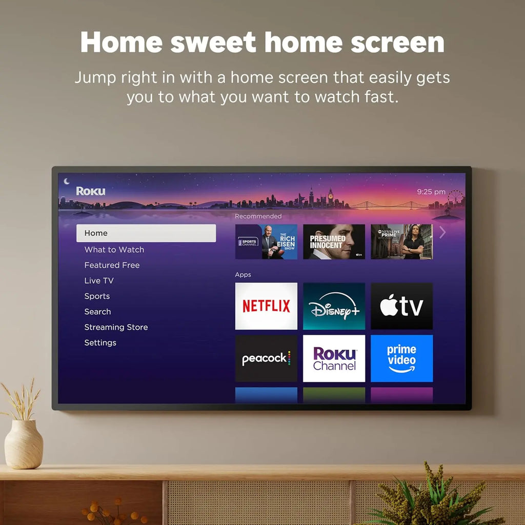 Roku 4K Streaming Stick with Voice Remote and TV Controls