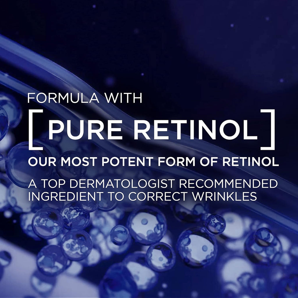 L’Oréal Paris Pure Retinol Night Serum, Revitalift Laser Face Serum, Deep Anti-Wrinkle Serum [30ml]