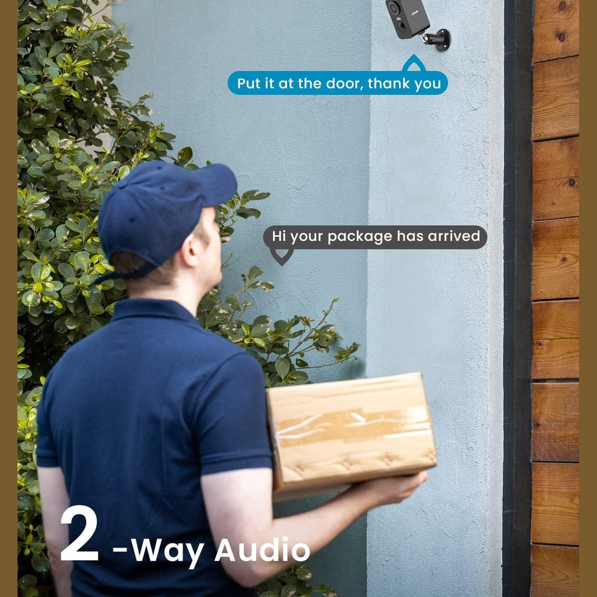 ieGeek Solar Security Cameras Wireless Outdoor with Solar Panel, 2K WiFi Battery Camera for Home Security with Color Night Vision, Motion Detection, 2-Way Talk for Home Surveillance, Works with Alexa