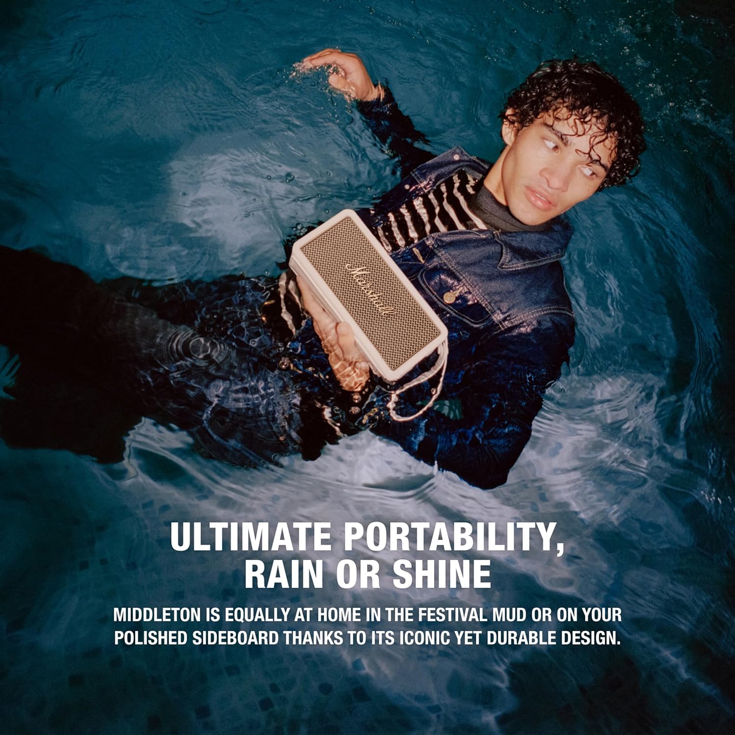 Marshall MIDDLETON PORTABLE SPEAKER CREAM