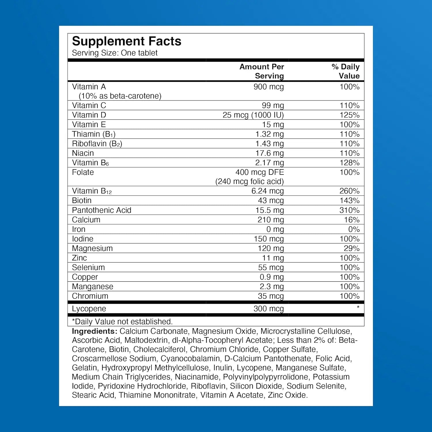 One A Day Multivitamin for Men - Daily Mens Multivitamins with Vitamin D, Zinc, Folic Acid, and B Vitamins, Physical Energy Support, 200 Count