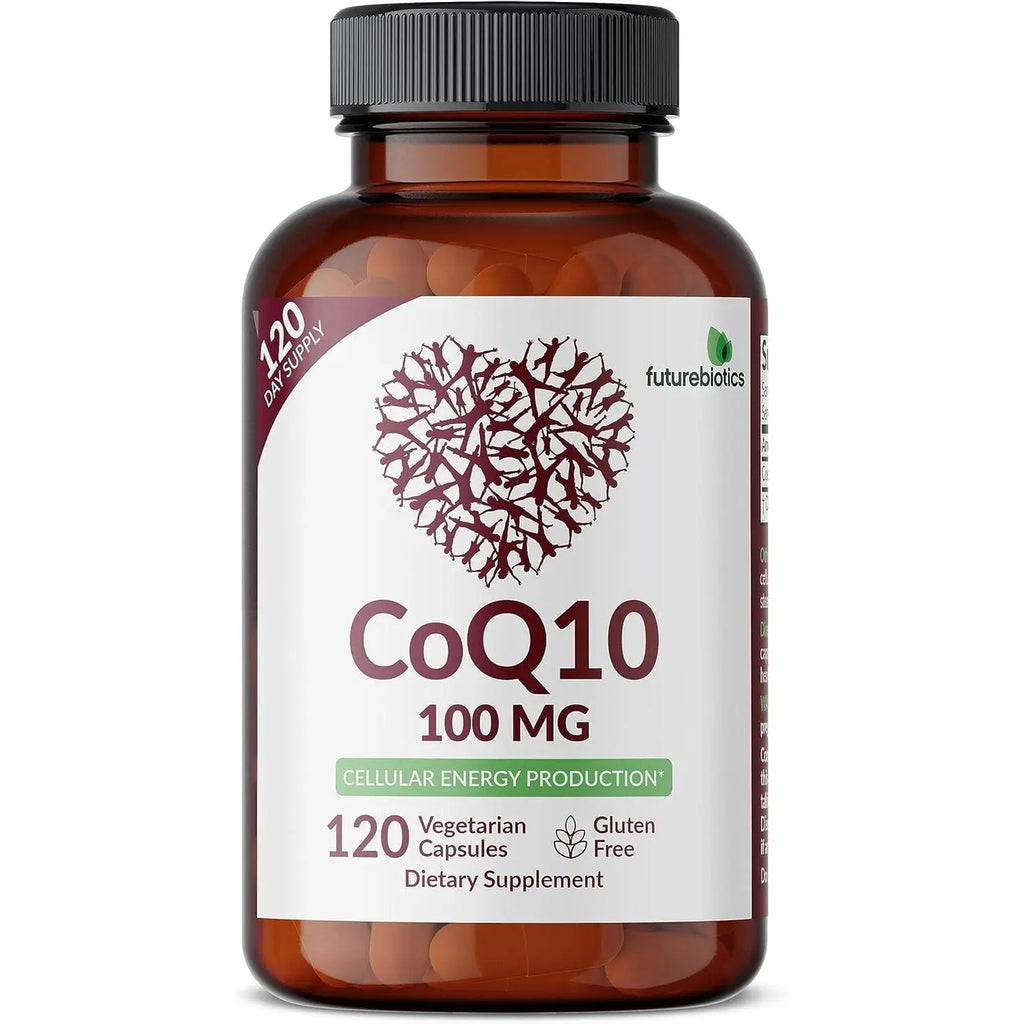 Futurebiotics CoQ10 100 MG Cellular Energy Production, 120 Vegetarian Capsules