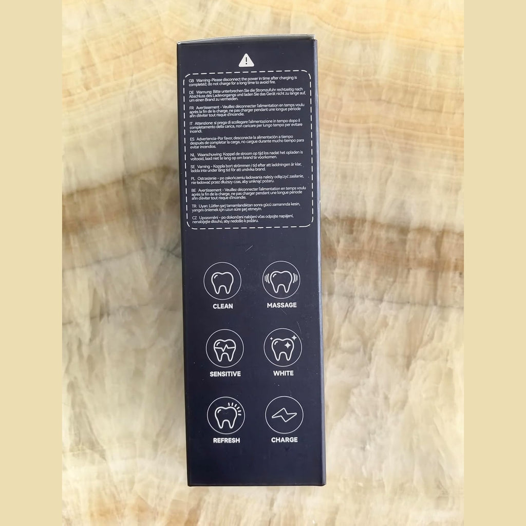 JTF Electric Toothbrush, Sonic Toothbrush with 6 Brush Heads, 40,000 VPM, 5 Modes, Electric Toothbrush with Travel Case, Endurance 60 Days, IPX7, 2 Minutes Smart Timer, Green