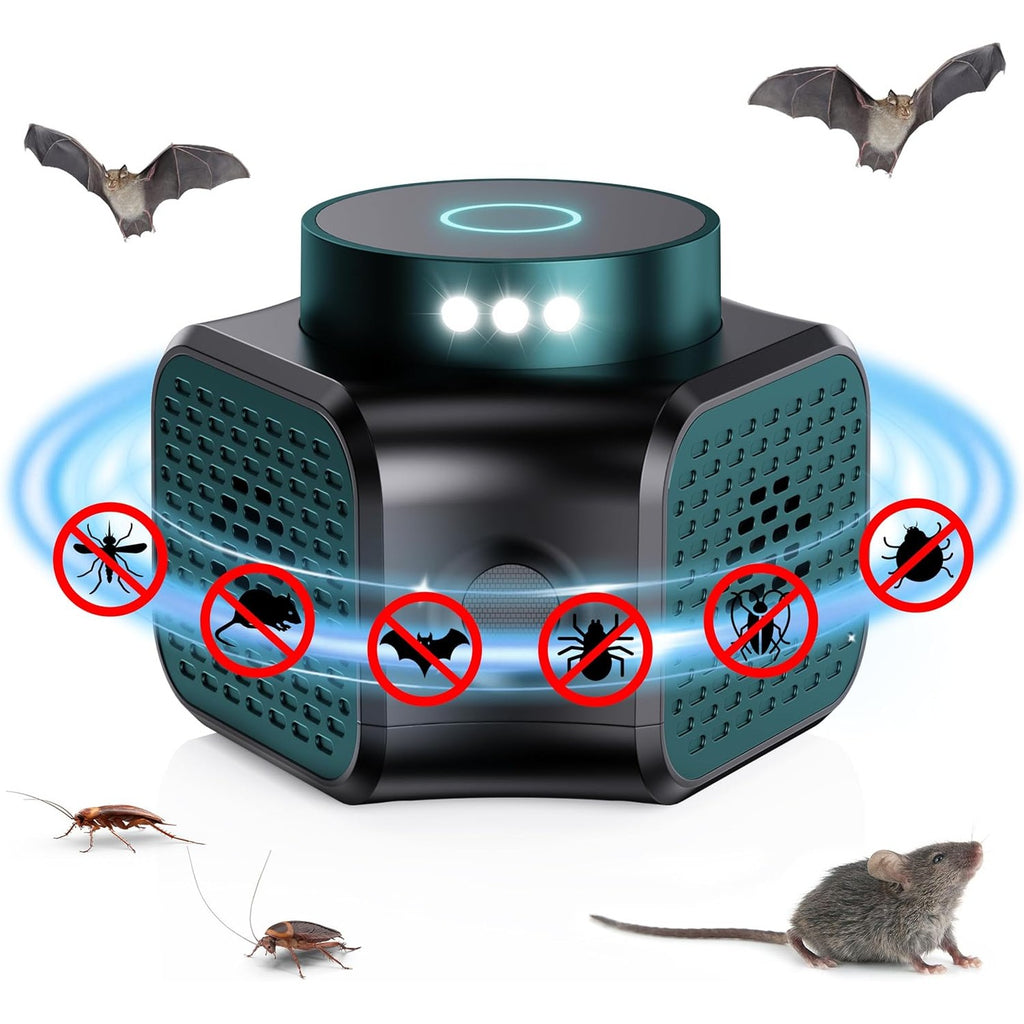 LJCMN Mouse Repellent Ultrasonic Plug in, Mice Repellent Indoor Rodent Squirrel Deterrent Device for Home Attic Garage