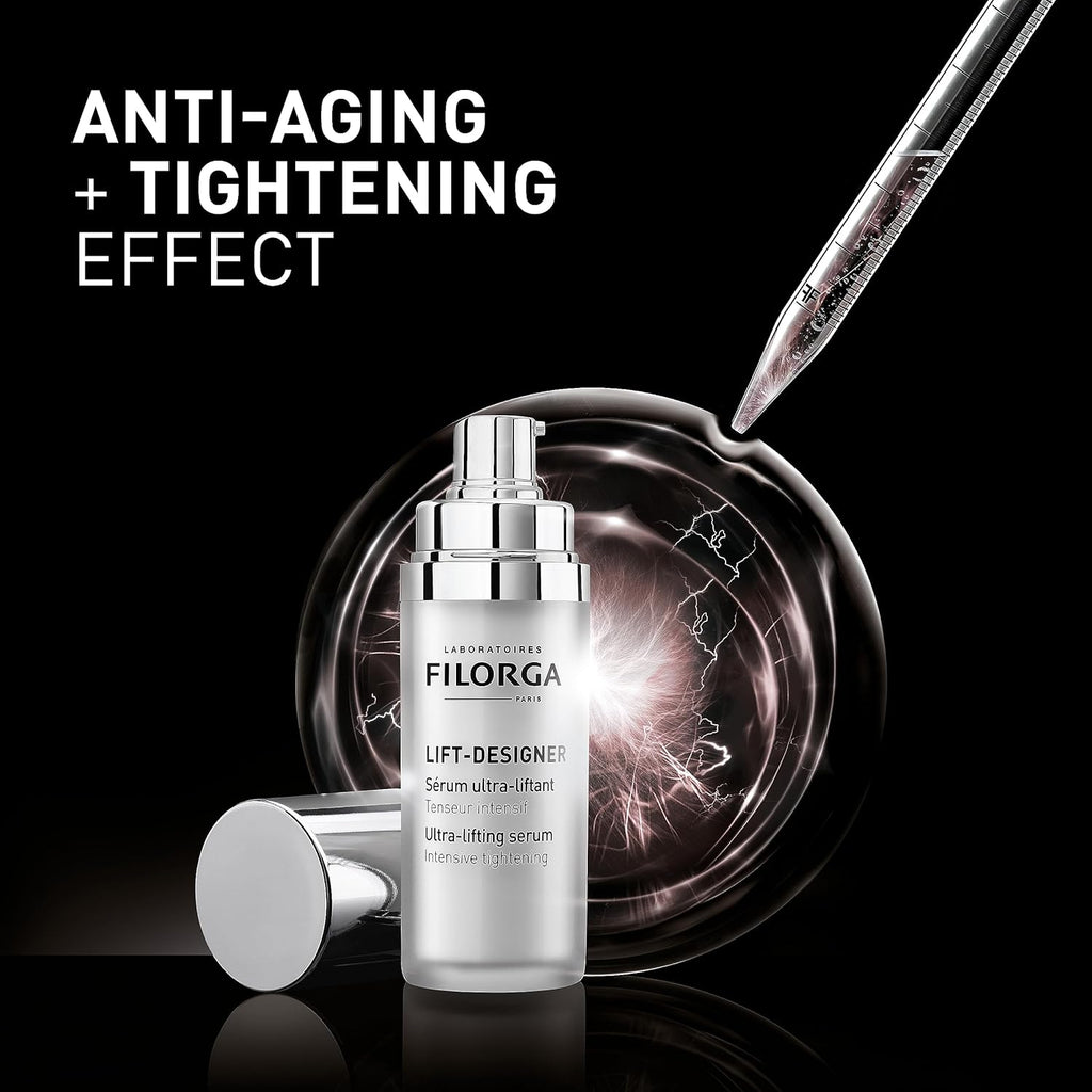 Filorga Lift-Designer Ultra-Lifting Anti Aging Face Serum, Skincare Treatment With Hyaluronic Acid, Collagen, and Cell Factors to Tighten Skin and Sculpt Facial Appearance, 1 fl. oz.