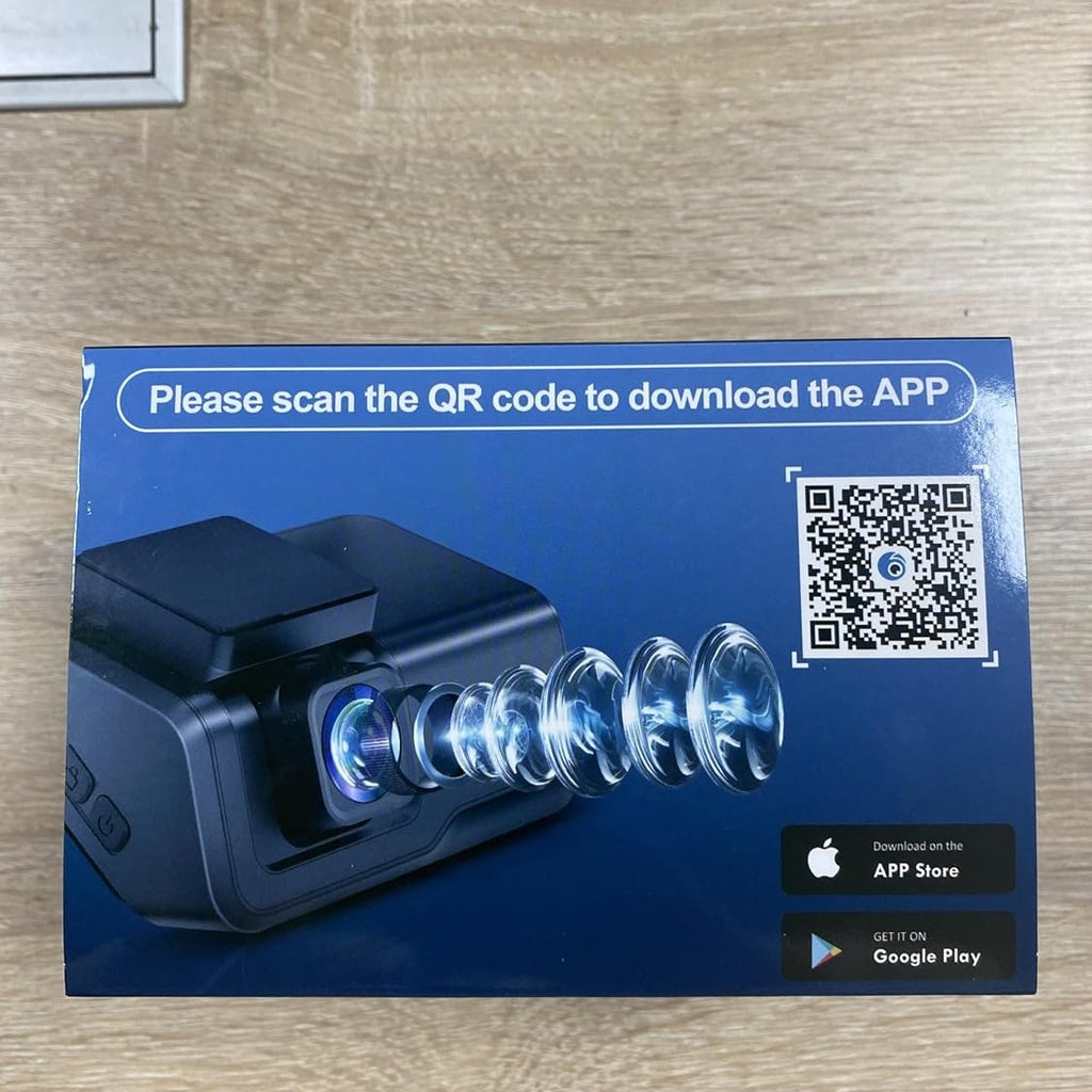 CHORTAU Dash Cam Front and Rear, 4k+1080P WiFi Dual Dash Cam with APP, 3’’ IPS Dash Camera for Cars with Free 64GB Card, Dashboard Camera with Night Vision, 24/7 Parking Monitor, WDR, Loop Recording