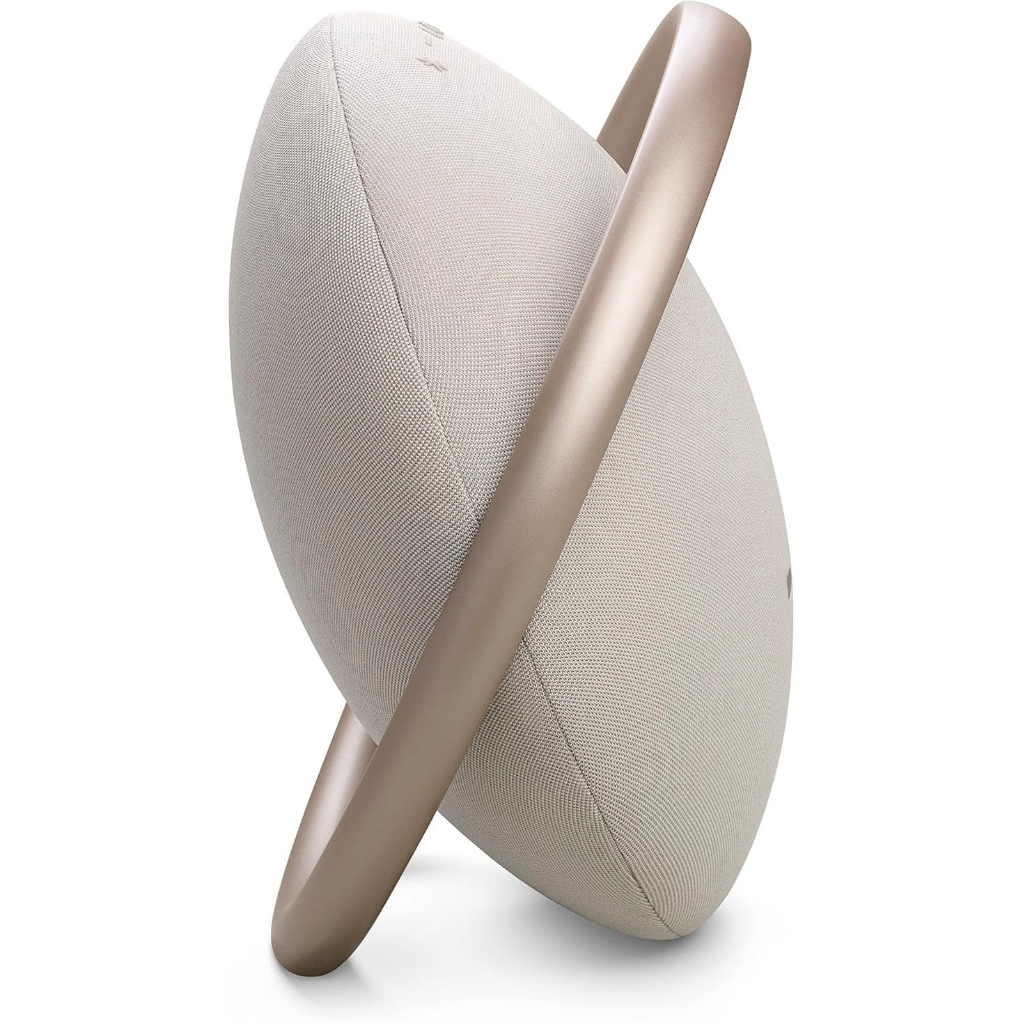 Harman Kardon Onyx Studio 8 Portable Stereo Bluetooth Speaker, Superior Sound, Elegant Design, Self-Tuning, 8 Hours Battery, Eco-Friendly Materials, Built-In Dual Mic - Champagne, HKOS8CPNUK