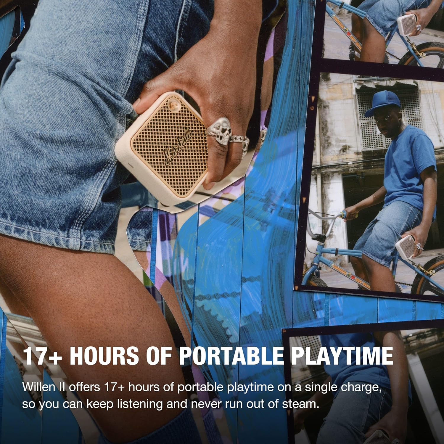 Marshall Willen II Bluetooth Speaker, Cream